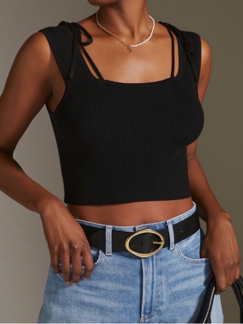 Maeve Ribbed Sweater Tank